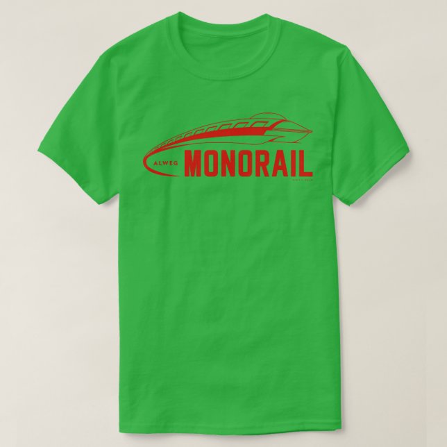 Camiseta Alweg Monorail Vintage Red (Frente do Design)