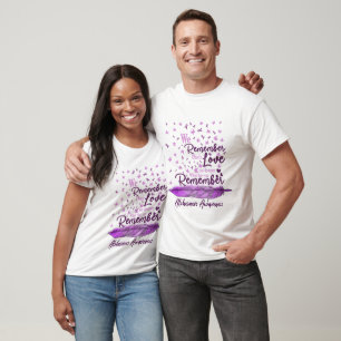 Camiseta Alzheimer: Consciência que lembramos do seu amor