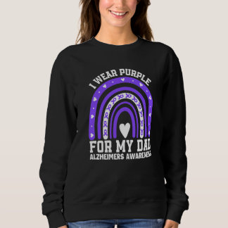 Camiseta Alzheimer e consciência cerebral Eu Visto Roxo por
