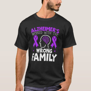 Camiseta Alzheimer está bagunçado com a Friso da Família Er
