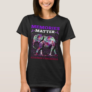 Camiseta Alzheimer Memórias de Consciência Matam Roxo
