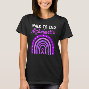 Camiseta Alzheimers Conhecem Caminho Para Acabar Com As Doe