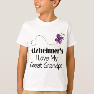 Camiseta Alzheimers eu amo meu grande vovô