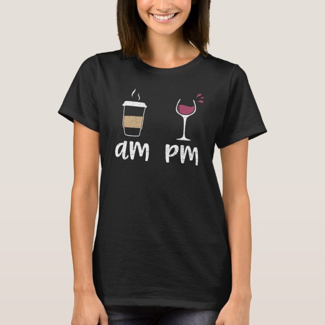Camiseta Am Café PM Wine - Café (Frente)