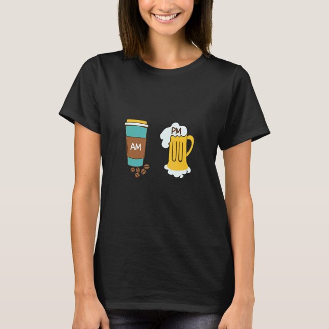 Camiseta AM Coffee PM Win 10 (Frente)
