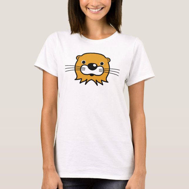 Camiseta Ama a Vida Selvagem e as Lontras (Frente)