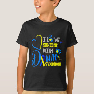 Camiseta Ama alguém com síndrome de down conscientização ho