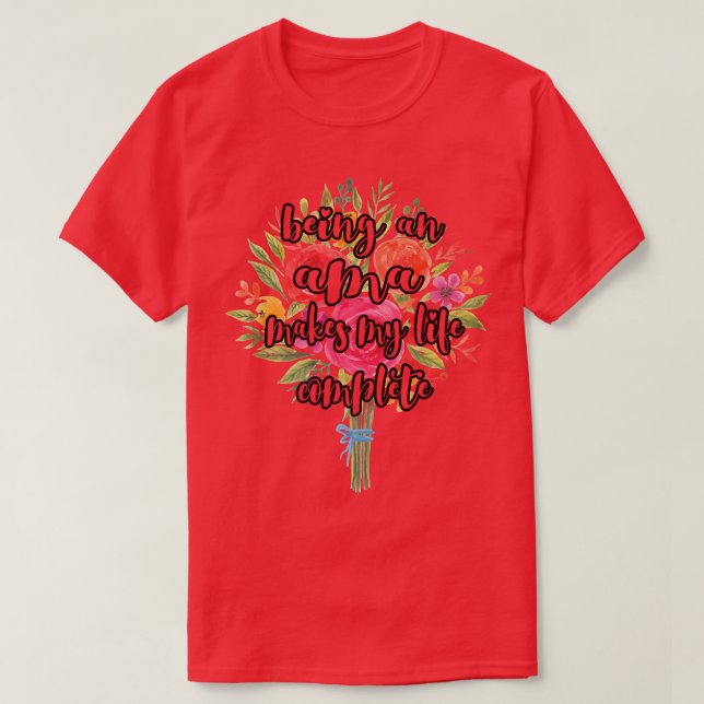 Camiseta Ama Avó Flores Ama Avó Apreciação  (Frente do Design)