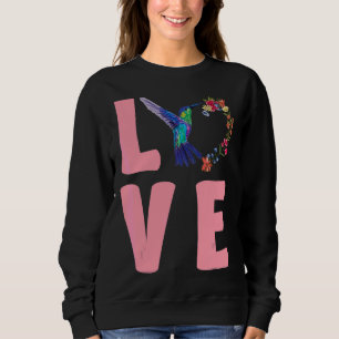Camiseta Ama Bird Floral Hummingbird Assistindo Hummingbir