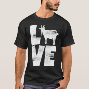 Camiseta Ama Cabras Fofas Roupa de Humano Cabra Espírito An