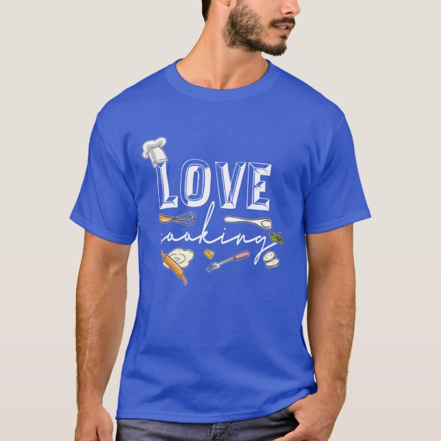 Camiseta Ama Culinária vintage (Frente)