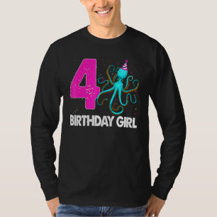 Camiseta Ama De Aniversário 4 Octopus