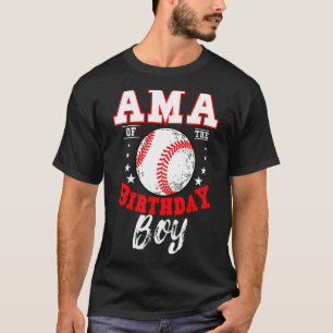 Camiseta Ama Do Beisebol Garoto De Aniversário Celebr