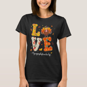 Camiseta Ama Geografia Professor Vida Peru Professor Dia de