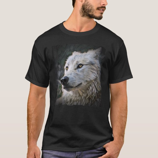 Camiseta Ama Lobo Lobo Rosto 1 (Frente)