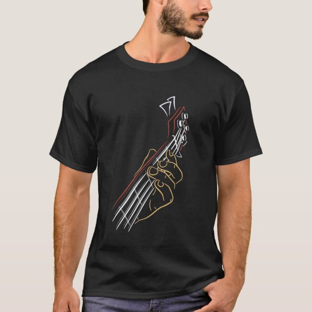 Camiseta Ama Música Ama Guitarra (Frente)