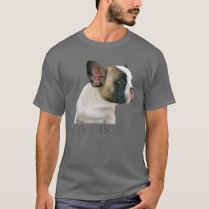 Camiseta Ama o Buldogue Francês Francês Mãe Pai Cachorro