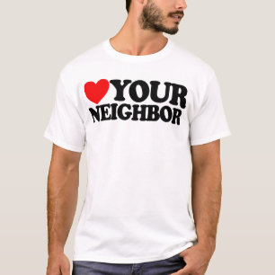 Camiseta Ama o teu próximo Crente da fé cristã Jesus