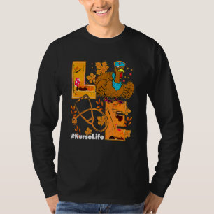 Camiseta Ama Peru Estetoscópio Enfermeira Vida Ação de Graç