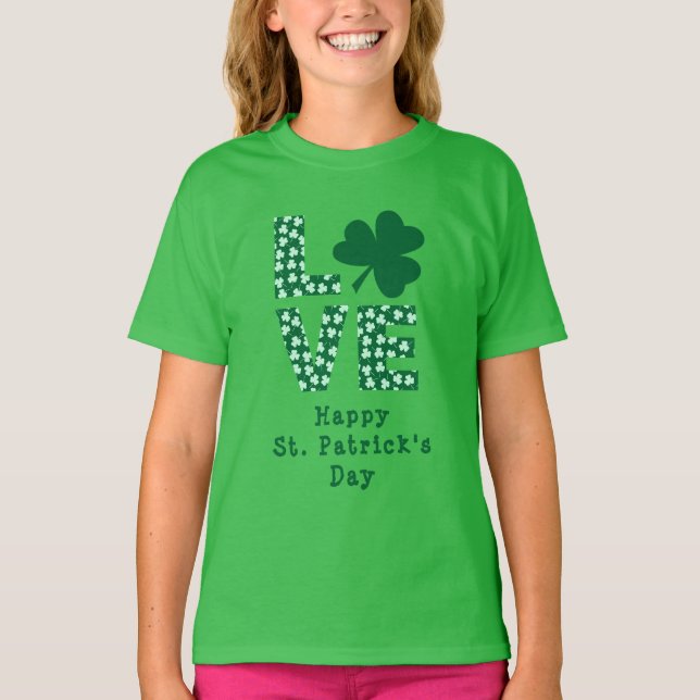 Camiseta AMA Rua de crianças divertidas irlandesas. Dia de  (Frente)