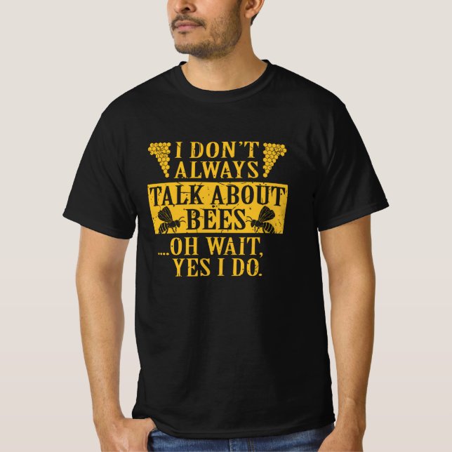 Camiseta Ama-se Beekeepers, adoro trocadilho (Frente)