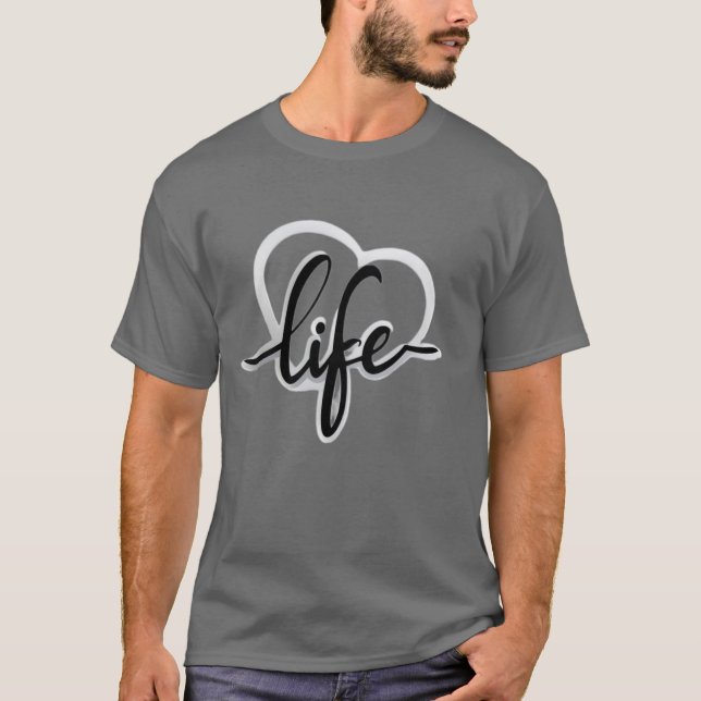 Camiseta ama sua vida (Frente)
