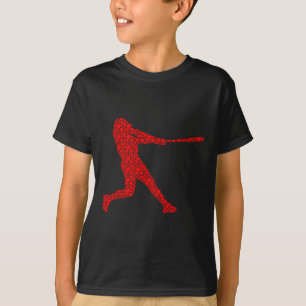 Camiseta Ama valentine corações amantes Bysebyll Silhoue fo