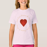 Ama vermelho do coração vermelho do ouro geométric