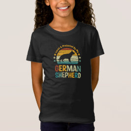 Camiseta Amado e protegido pelo meu GSD ou pelo seu próprio