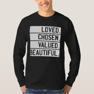 Camiseta Amado Escolhido Bela Cristã Valente