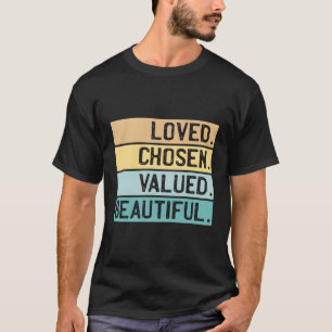 Camiseta Amado Escolhido Bela Cristã Valente