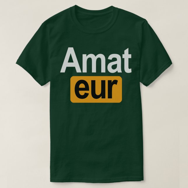 Camiseta Amador (Frente do Design)