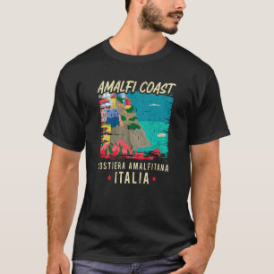 Camiseta Amalfi Coast Costiera Amalfitana Italia Itália