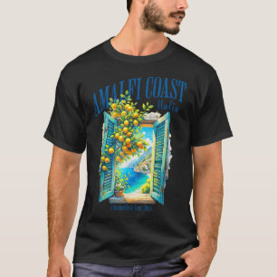 Camiseta Amalfi Coast Italia Limoncello Longos Dias Itália