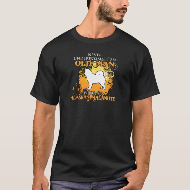 Camiseta amam o Presente do Alaskan Malamute Funny (Frente)