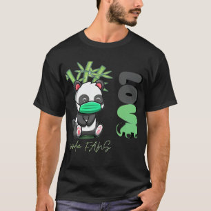 Camiseta amam os ventiladores do panda