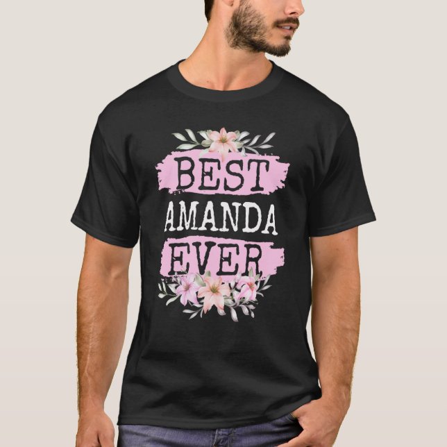 Camiseta Amanda Ever Nome Aver Aniversário (Frente)