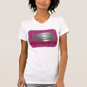 Camiseta Amando minha mamã da força aérea do herói