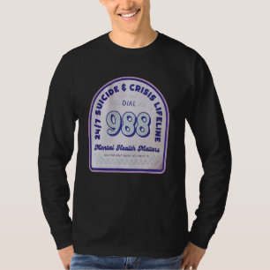 Camiseta Amanhã 988 Precisa de Você Prevenção Nacional do S