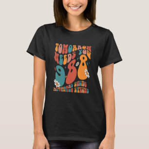 Camiseta Amanhã Precisa De 988 Prevenção Nacional Do Suicíd