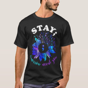 Camiseta Amanhã Precisa De Seus Problemas De Saúde Mental