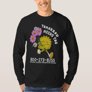 Camiseta Amanhã Precisa de Você Linha Nacional de Prevenção