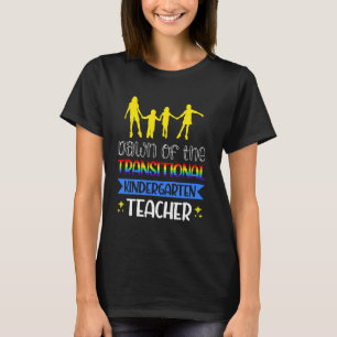 Camiseta Amanhecer Do Professor De Jardim De Infância Trans
