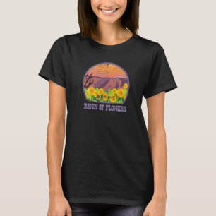 Camiseta Amanhecer Dos Girassóis Jardim De Flores Jardinage