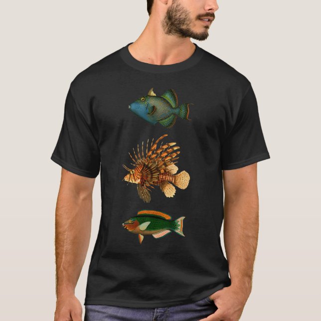 Camiseta amanhecer e brilhar é pesca (Frente)