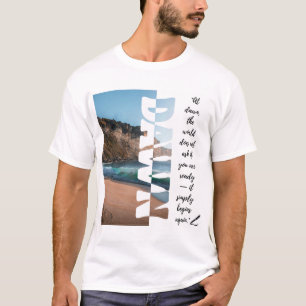 Camiseta Amanhecer — Simplesmente Comece Novamente