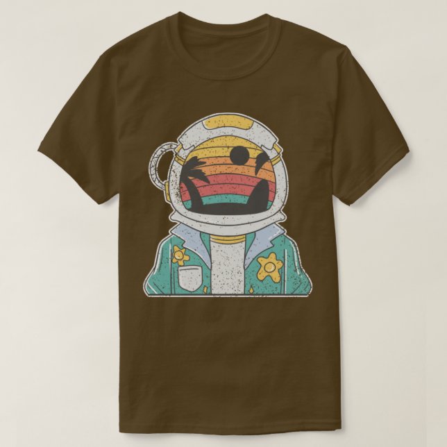 Camiseta amante astronauta (Frente do Design)