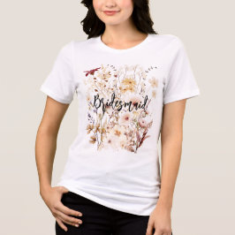 Camiseta Amante botânico do jardim de flores silvestres de 