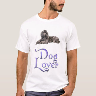 Camiseta Amante-caniche do cão