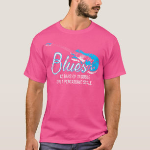 Camiseta Amante da Banda de Música Blues Professor de Harmô